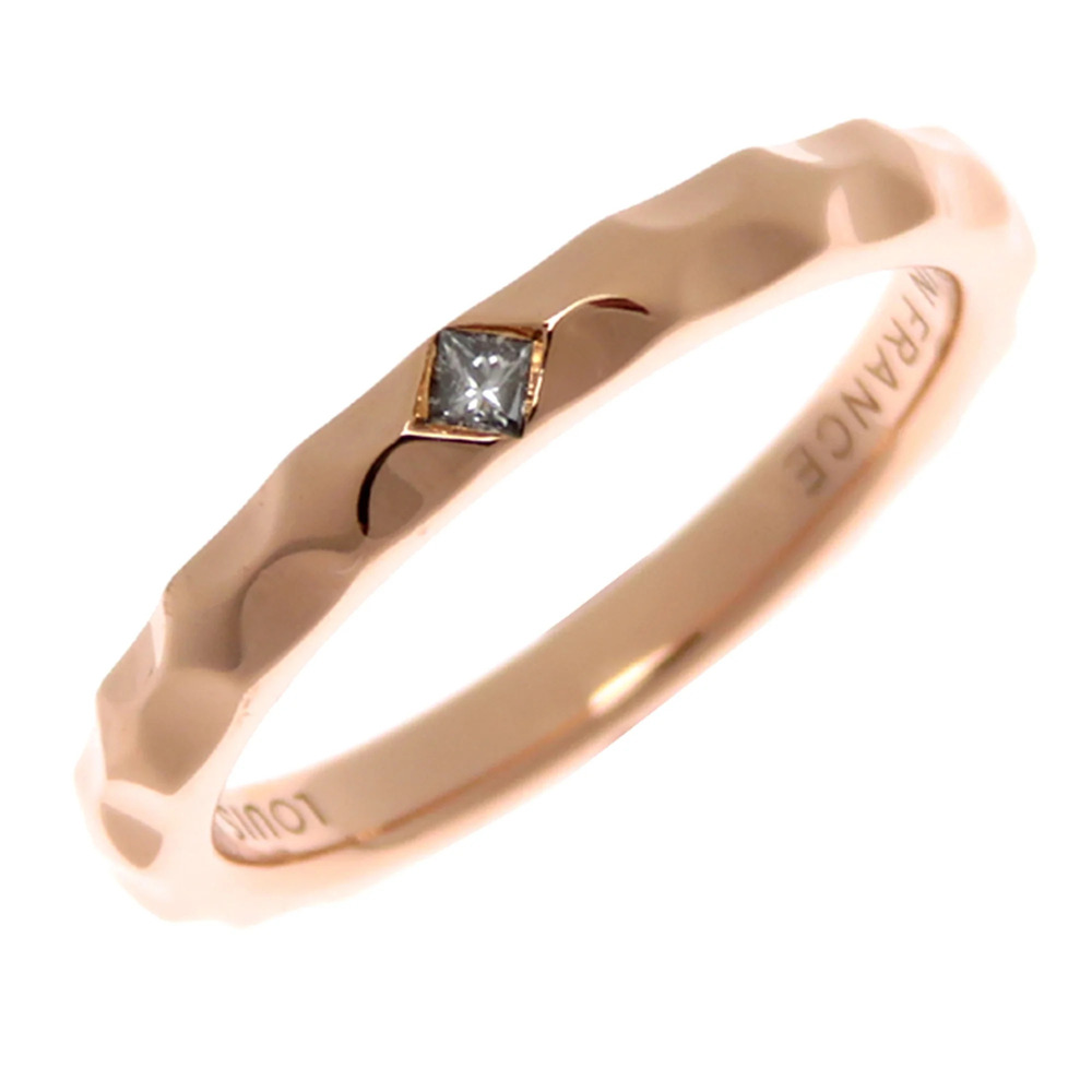LOUIS VUITTON 18k Gold Diamond Ring #52 - Picture 1 of 8